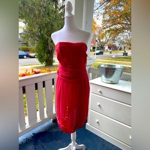 Christian Dior red dress